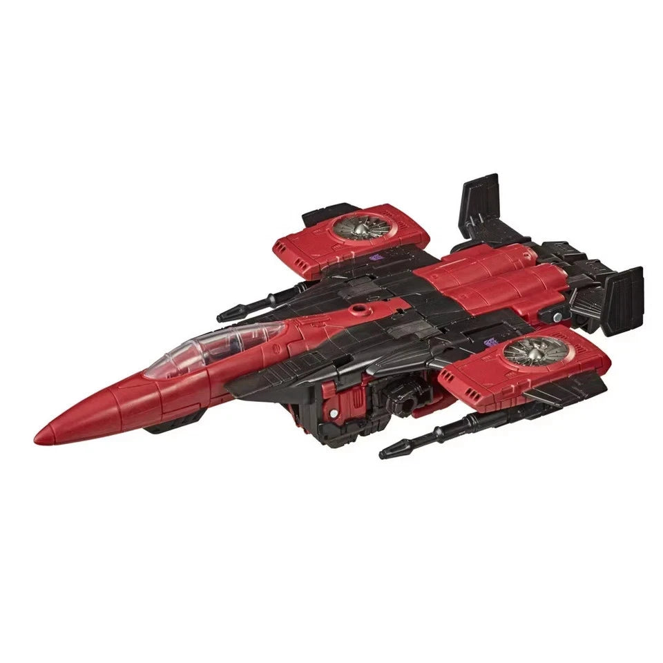 Transformers Generations War for Cybertron Earthrise WFC-E26 Voyager Class Decepticon Thrust | Transformers Earthrise 6 Inch Action Figure War For Cybertron Deluxe Class - Thrust Reissue