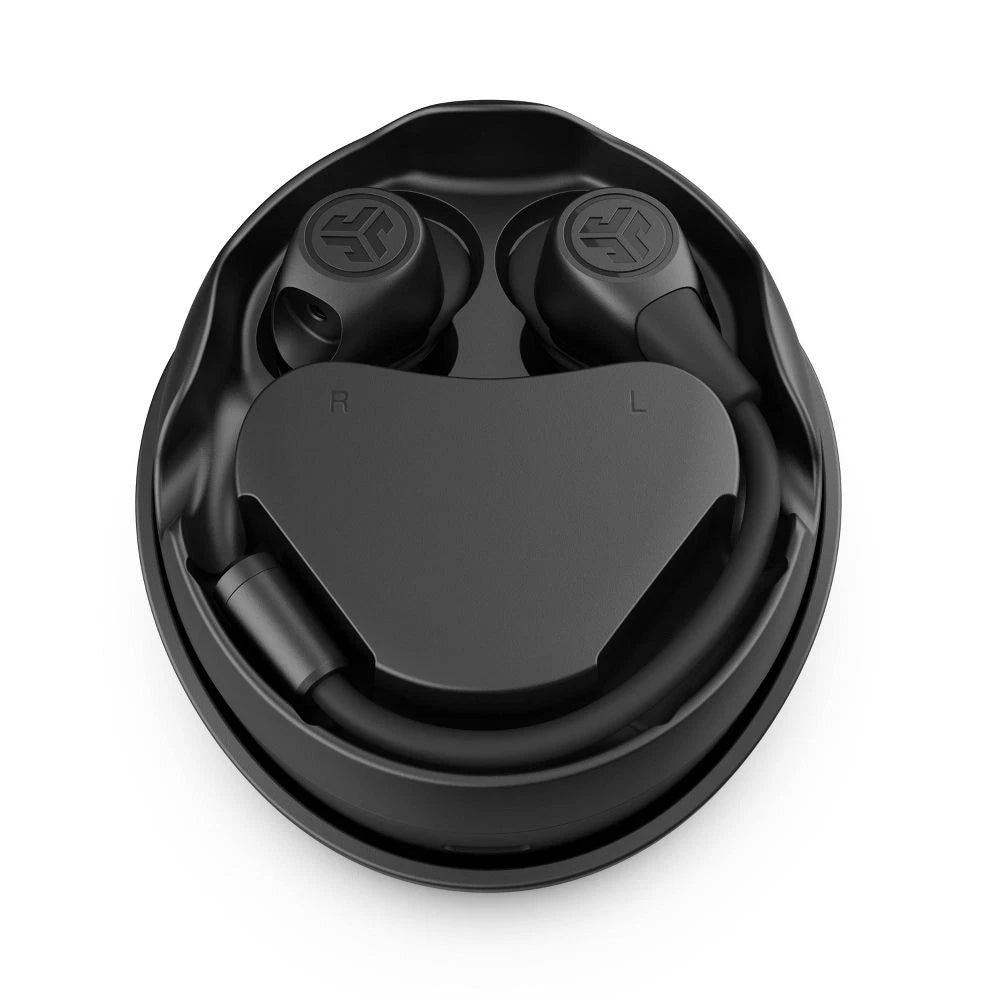 JLab Work Buds True Wireless Bluetooth Earbuds - Black