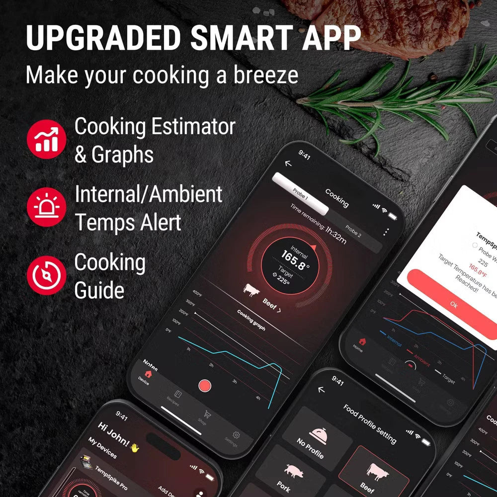 ThermoPro Truly Wireless Wi-Fi Meat Thermometer
