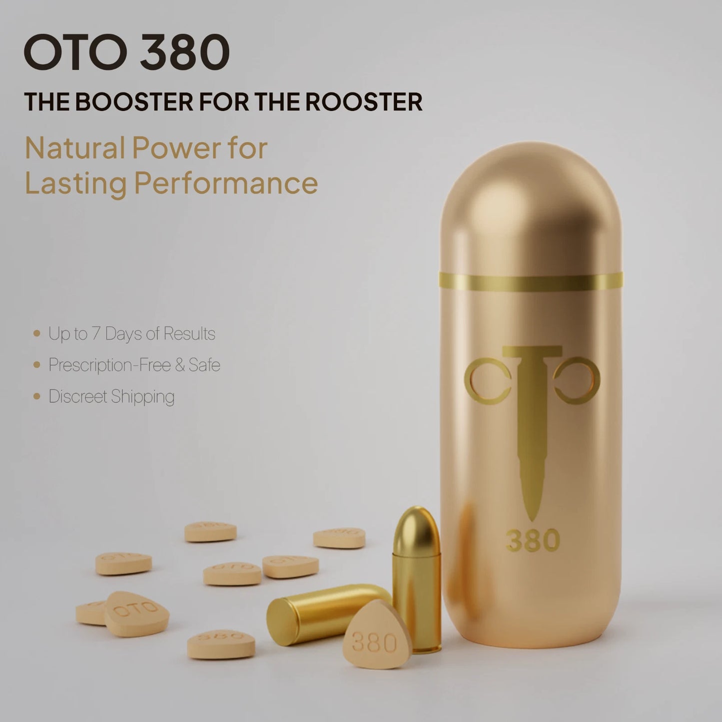 Golden Bullet intimate wellness capsules for adult men