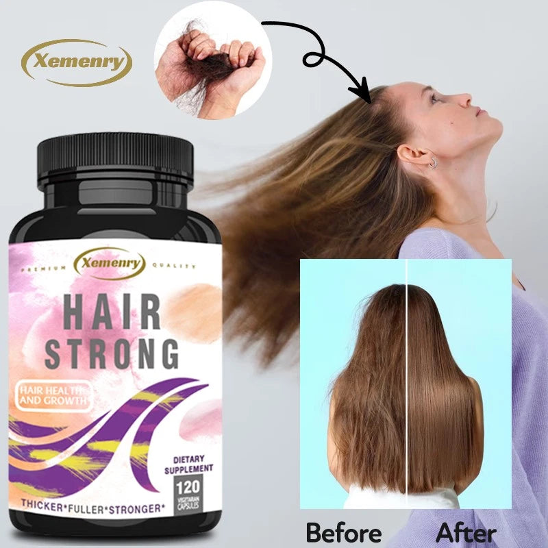 Hair Growth, Healthy Skin, Strong Nails -Biotin, Keratin  120pcs