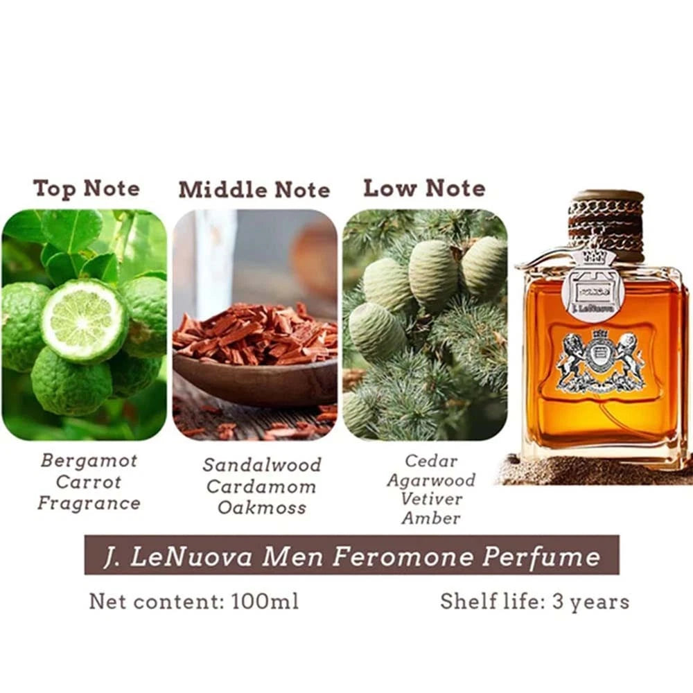 Pheromone Eau De Toilette for Men – 100ml | Confidence & Attraction