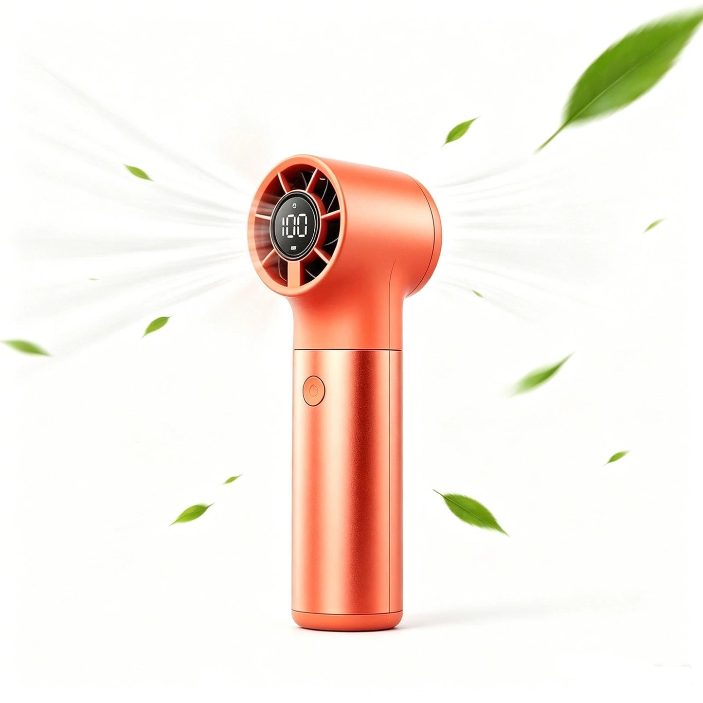Mini Handheld Fan Ice Cooler 7-Speed 4500mAh Rechargeable Portable Cooling Fan