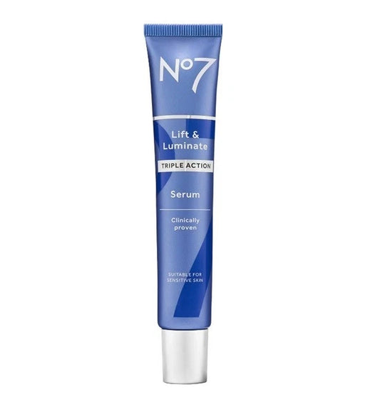No7 Lift & Luminate Triple Action Face Serum Anti Aging 50ml 1.69oz New
