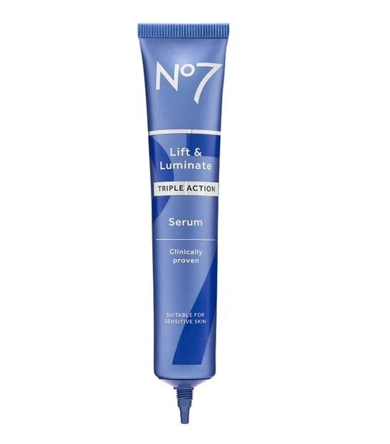 No7 Lift & Luminate Triple Action Face Serum Anti Aging 50ml 1.69oz New