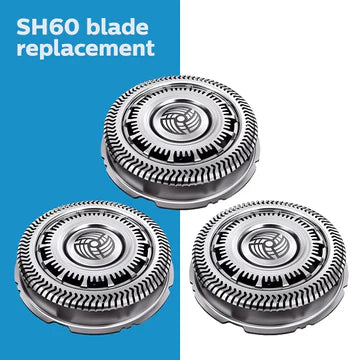 Philips Norelco SH60/72 Replacement Shaver Heads for Series 6000 S6880/81