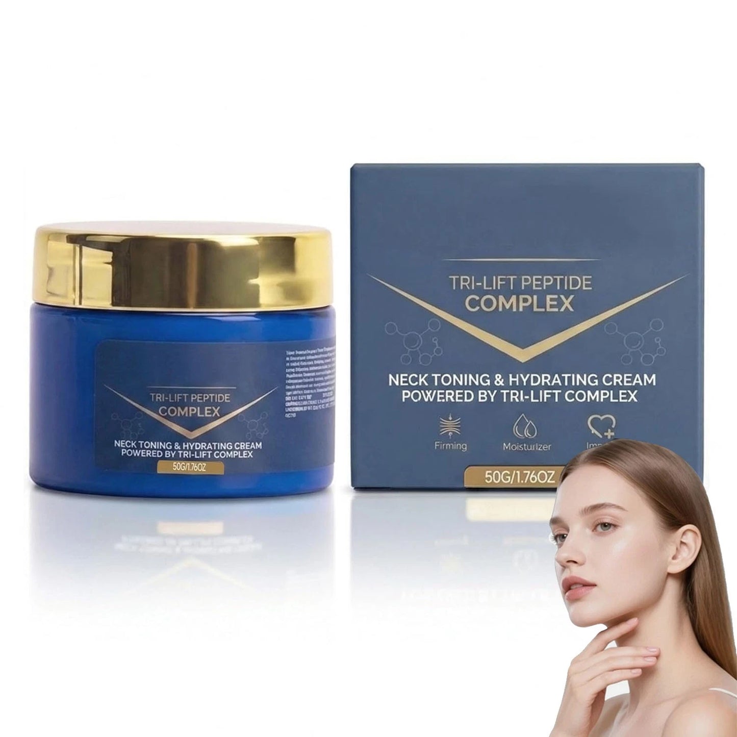 Tri-Lift Peptide Cream Anti Aging Firm Lifting Facial Skin Moisturizer 1.76oz