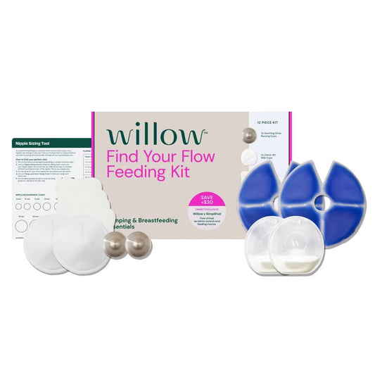 WILLOW Find Your Flow Feeding Kit – 13 Piece Breastfeeding & Postpartum Care Set