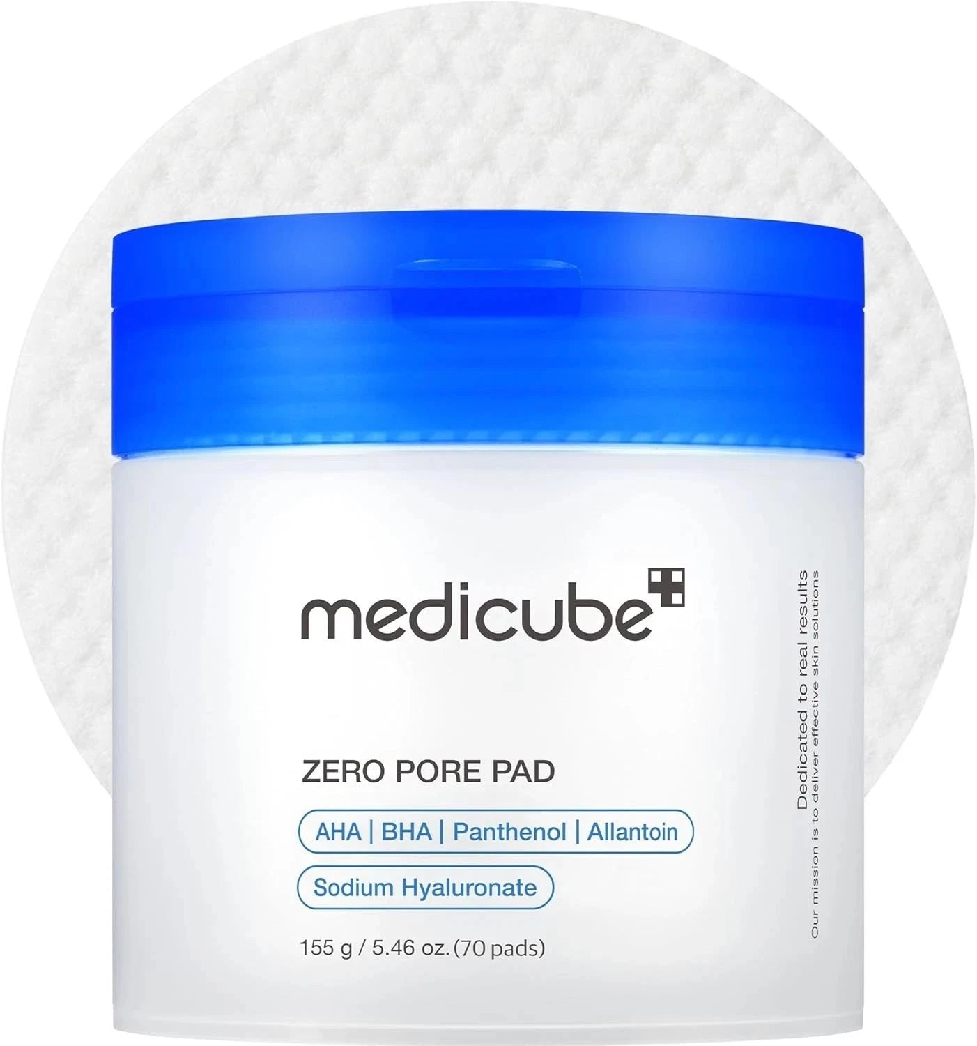 MediCube Zero Pore Pad 2.0 Dual-Textured Exfoliating Toner Pads for Pore Refining – 70 Pads