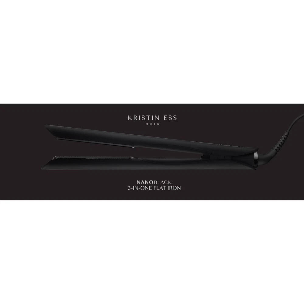 Kristin Ess Nanoblack 3-in-1 Flat Iron - 1"