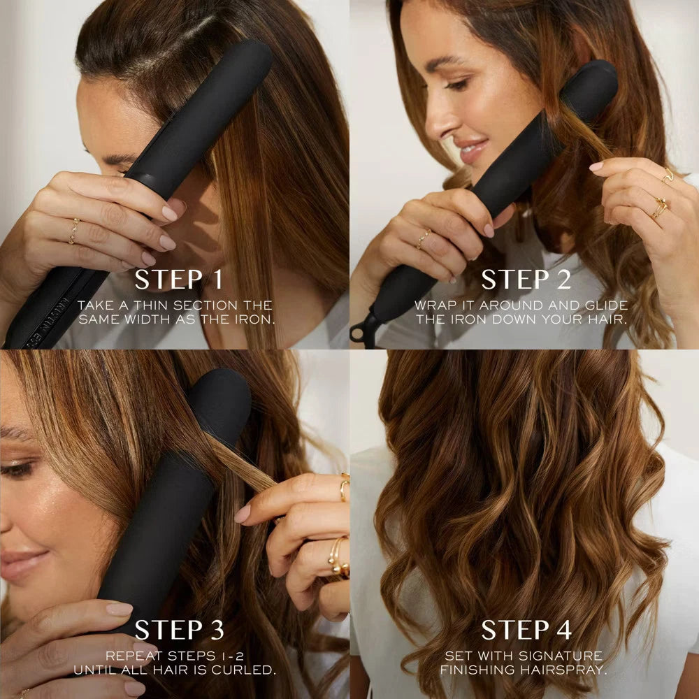 Kristin Ess Nanoblack 3-in-1 Flat Iron - 1"