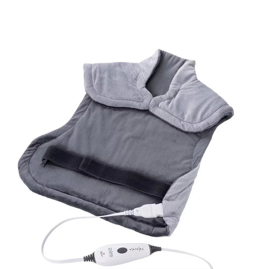 Pure Enrichment PureRelief XXL Electric Heating Pad for Back & Neck – 29"x24" Gray