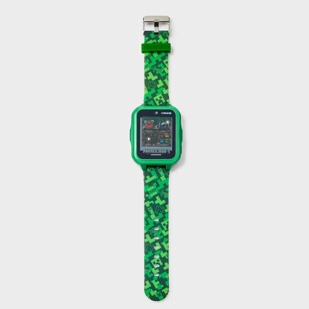 Boys' Minecraft Light Up Interactive Watch - Green