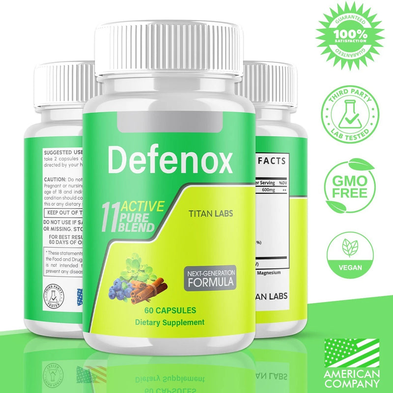 Defenox Advanced Energy & Fitness Support Formula Defe Nox 60 Capsules