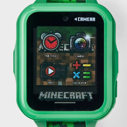Boys' Minecraft Light Up Interactive Watch - Green