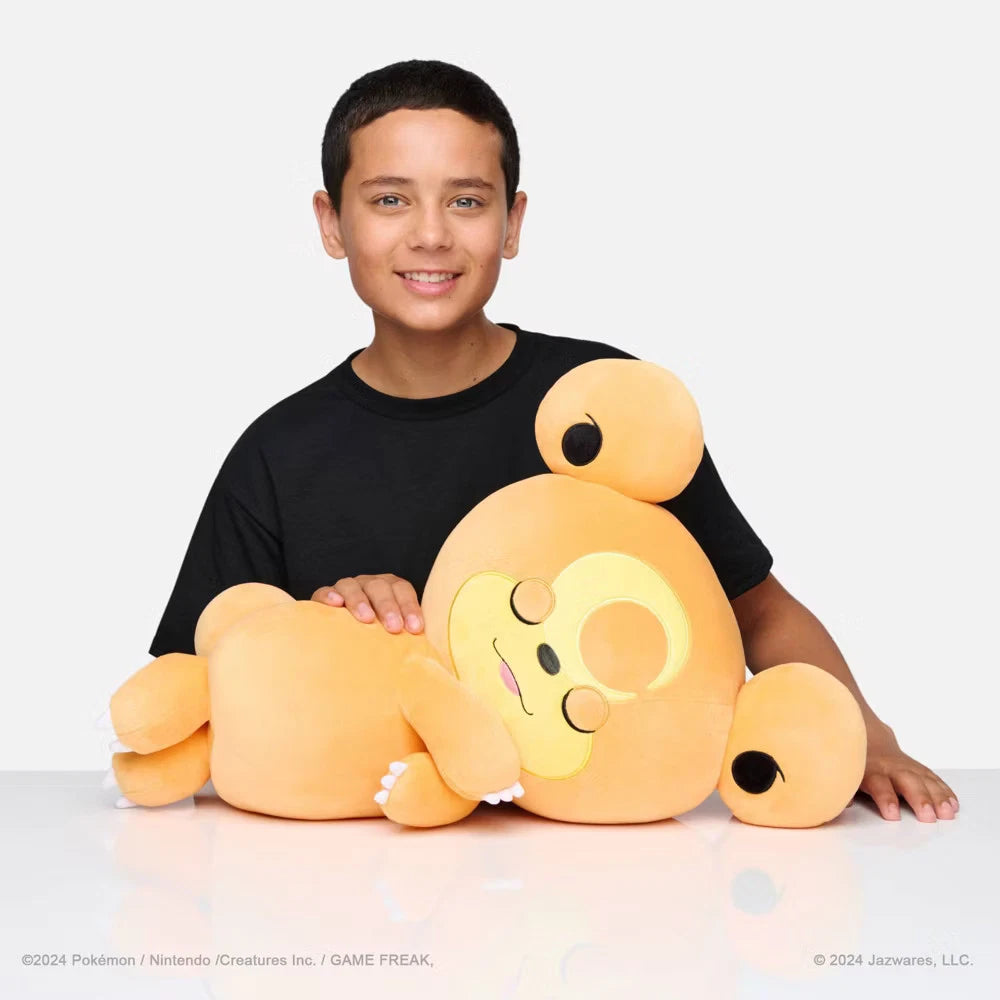 Pokémon 18-Inch Sleeping Teddiursa Plush – Super Soft Cuddly Stuffed Animal