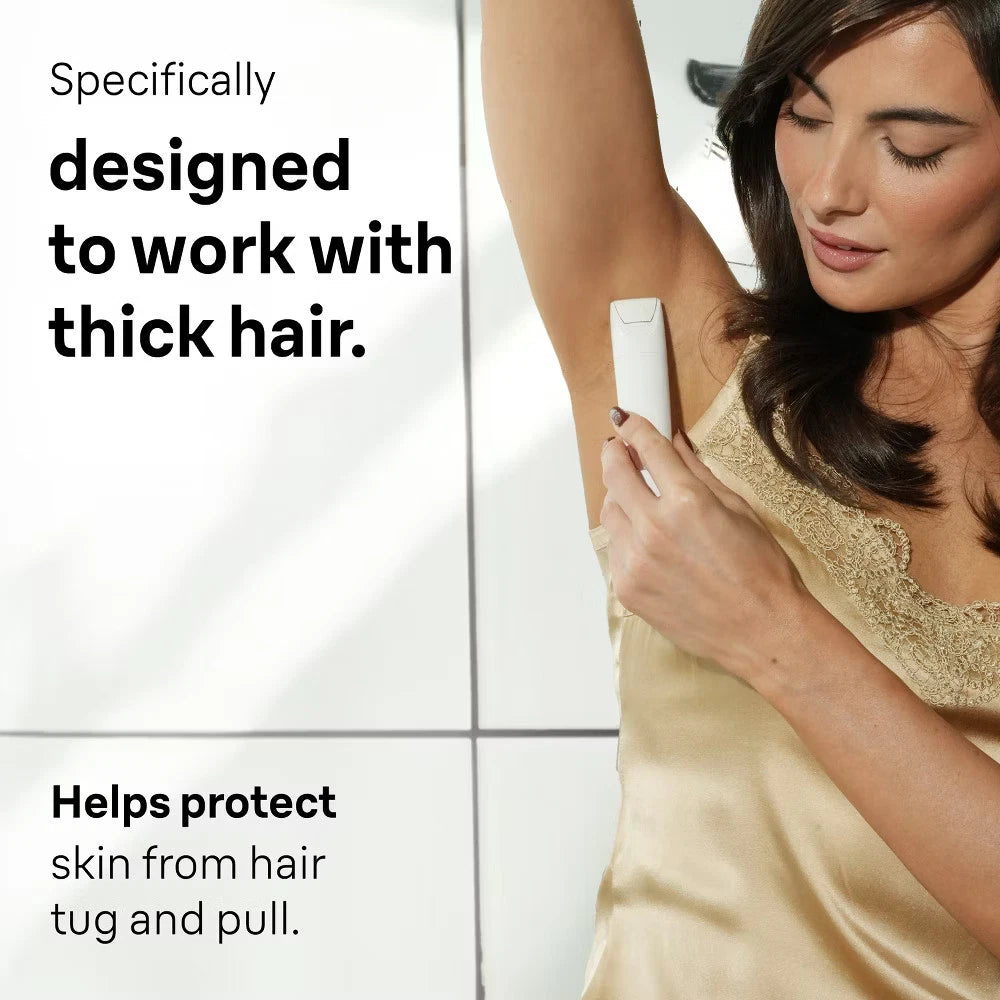 Braun SmoothSkin Women's Mini Hair Trimmer BS1000 – Portable Facial Hair Remover