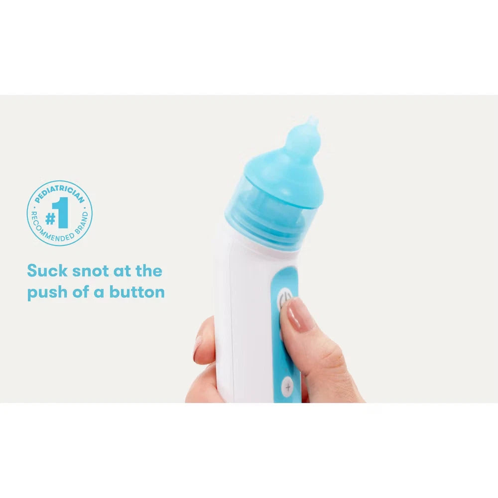 Baby Electric Nasal Aspirator by FridaBaby – Gentle Nose Cleaner Kit