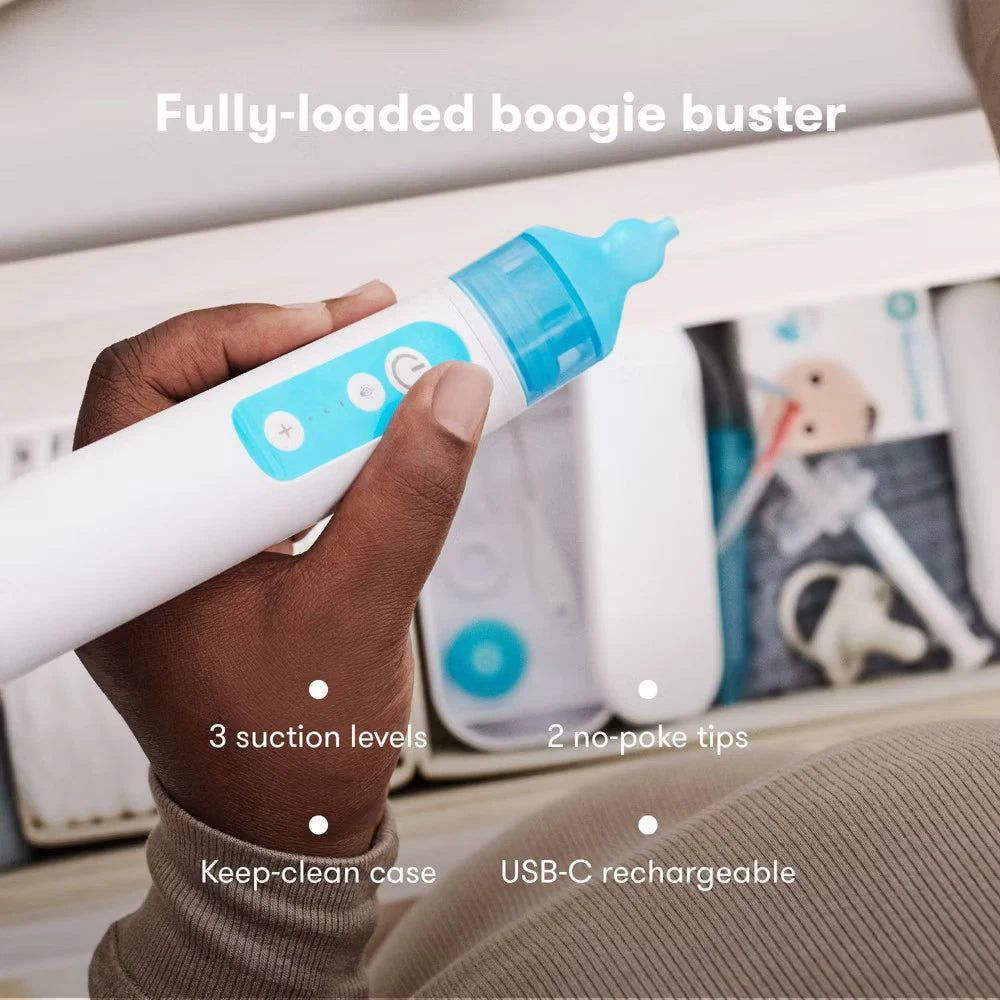 Baby Electric Nasal Aspirator by FridaBaby – Gentle Nose Cleaner Kit
