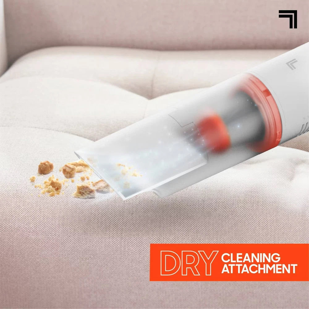 Sharper Image Cordless Handheld Vacuum with Spot Cleaner Attachment Gray/White