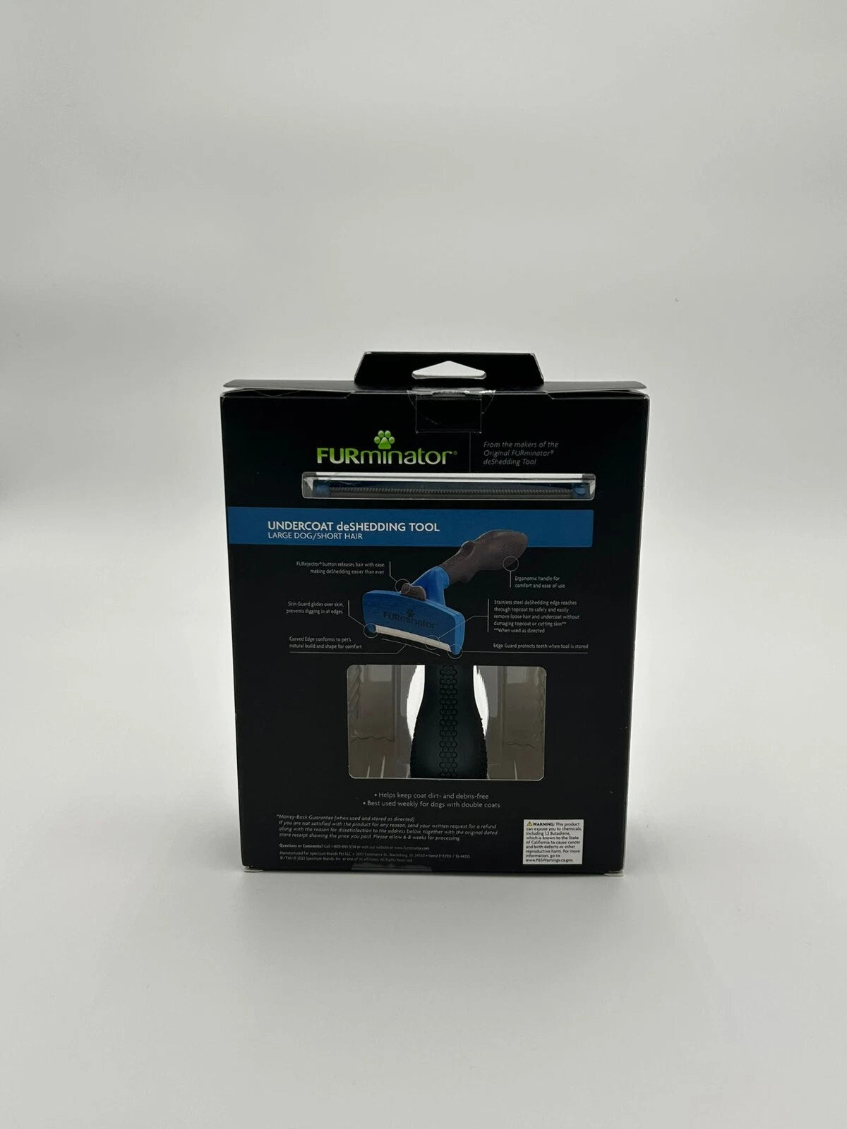FURminator Undercoat deShedding Tool Large Dogs Short Hair Grooming Brush
