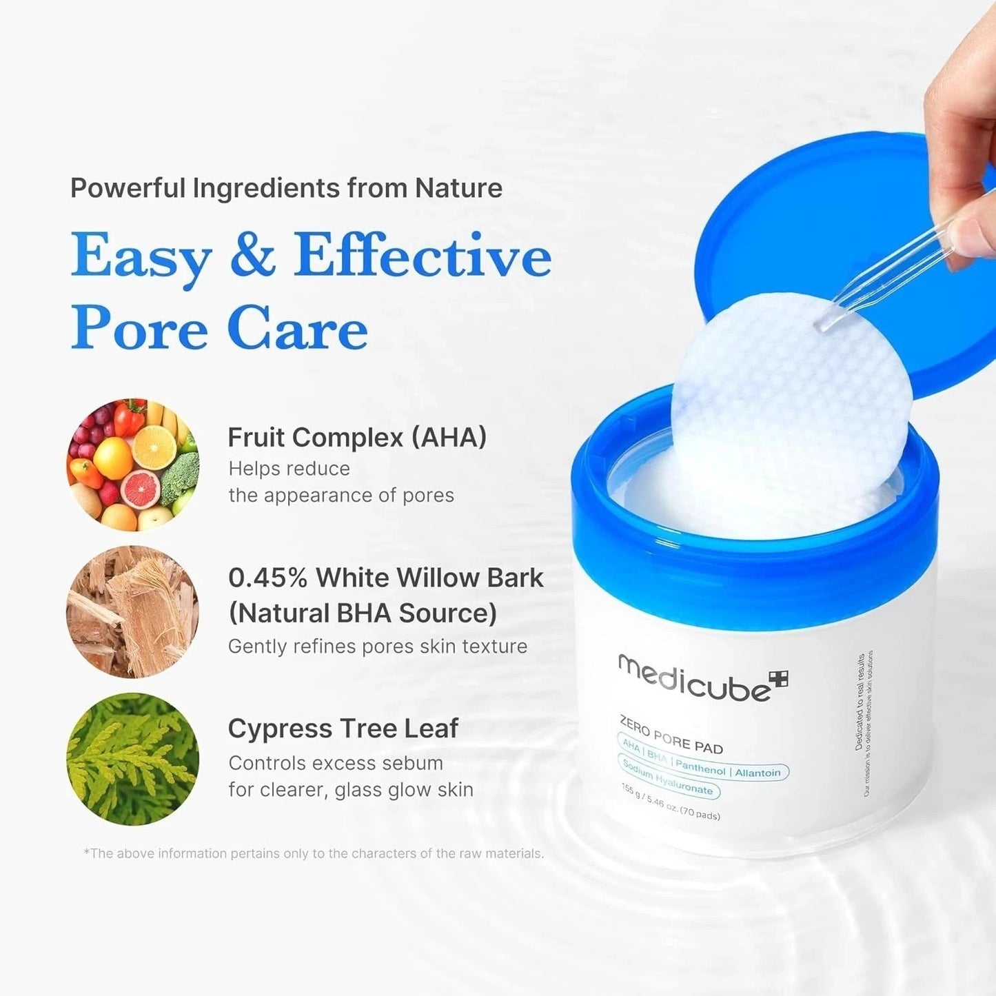 MediCube Zero Pore Pad 2.0 Dual-Textured Exfoliating Toner Pads for Pore Refining – 70 Pads