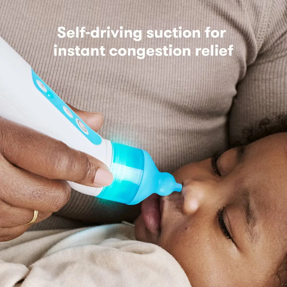 Baby Electric Nasal Aspirator by FridaBaby – Gentle Nose Cleaner Kit