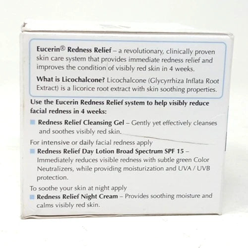 Eucerin Redness Relief Night Cream – 1.7 oz Sensitive Skin Moisturizer
