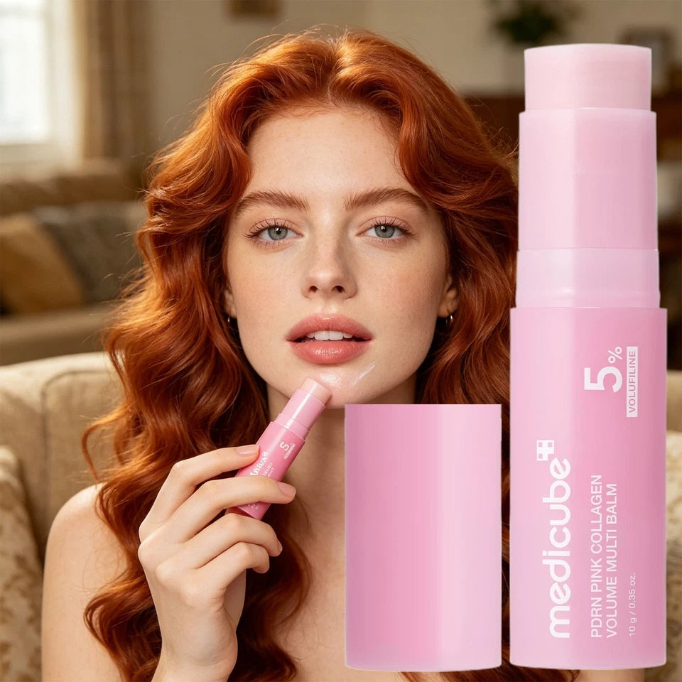 MEDICUBE PDRN Pink Collagen Volume Multi Balm Stick for Hydration, Firmness & Glow – 10g