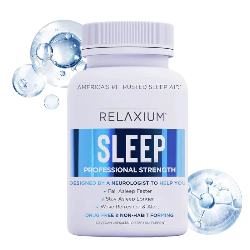 Relaxium Sleep Natural Dietary Supplement for Better Sleep New 60 Capsules