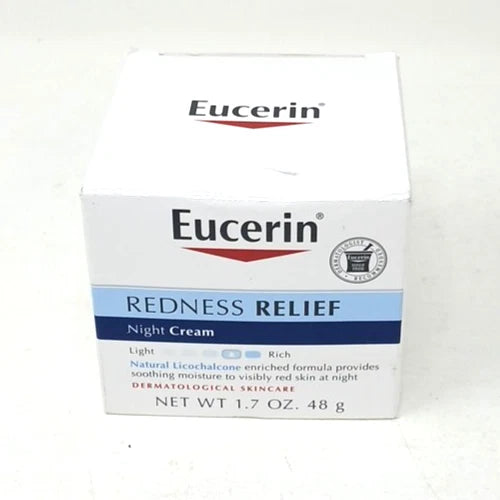Eucerin Redness Relief Night Cream – 1.7 oz Sensitive Skin Moisturizer